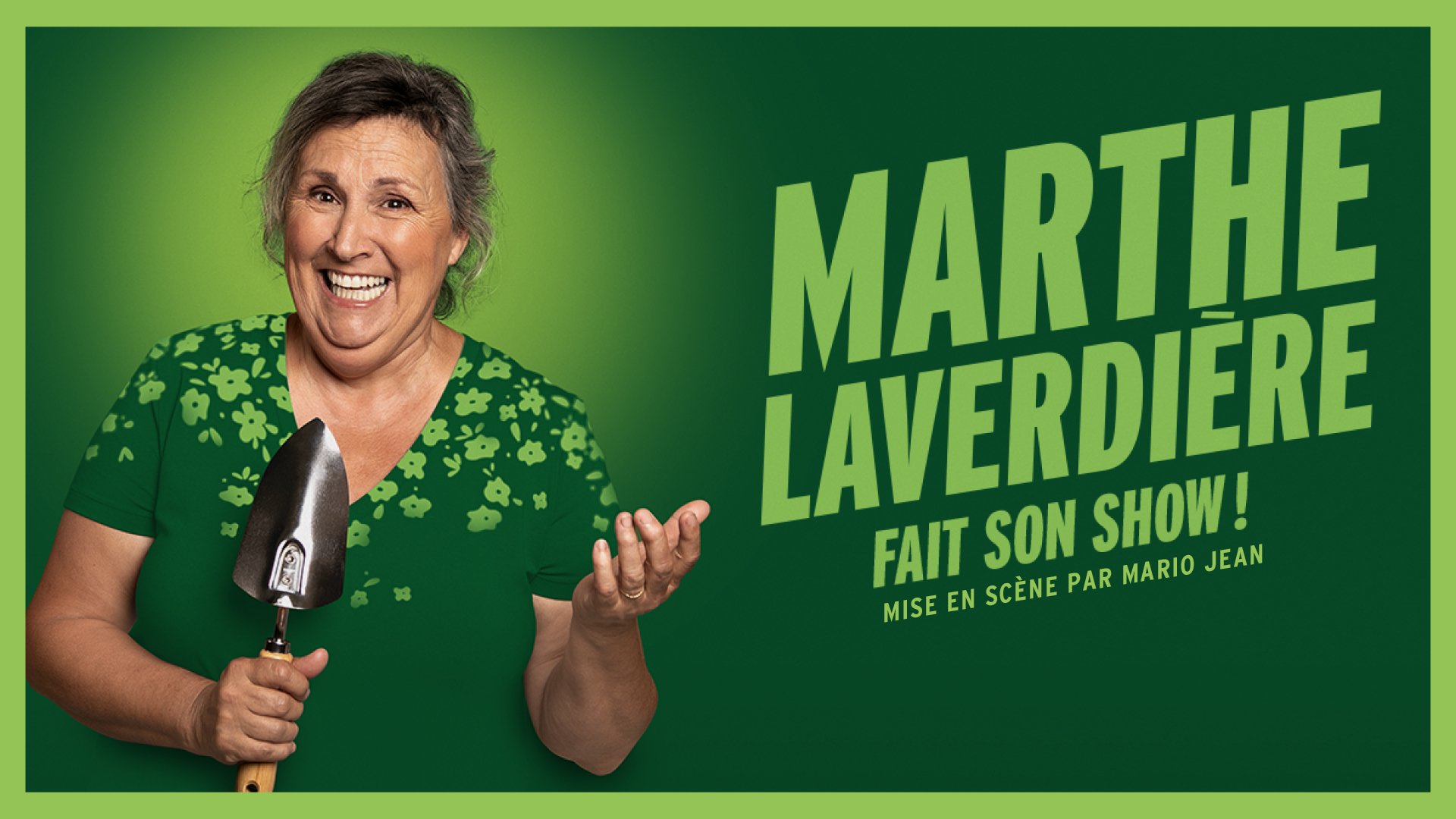 Affiche du spectacle de Marthe Laverdière