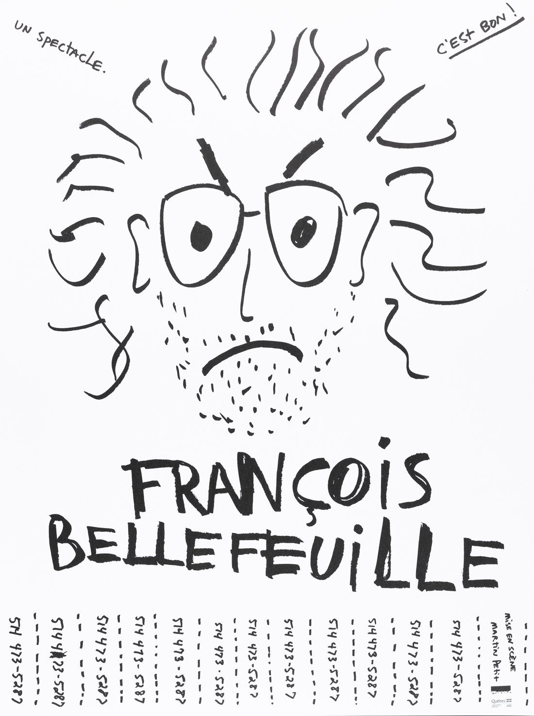 Affiche de Francois Bellefeuille
