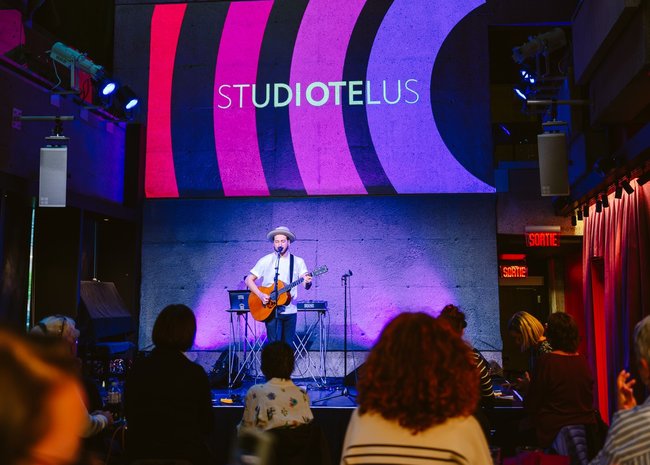 Justin Saladino au STUDIOTELUS par Stéphane Bourgeois